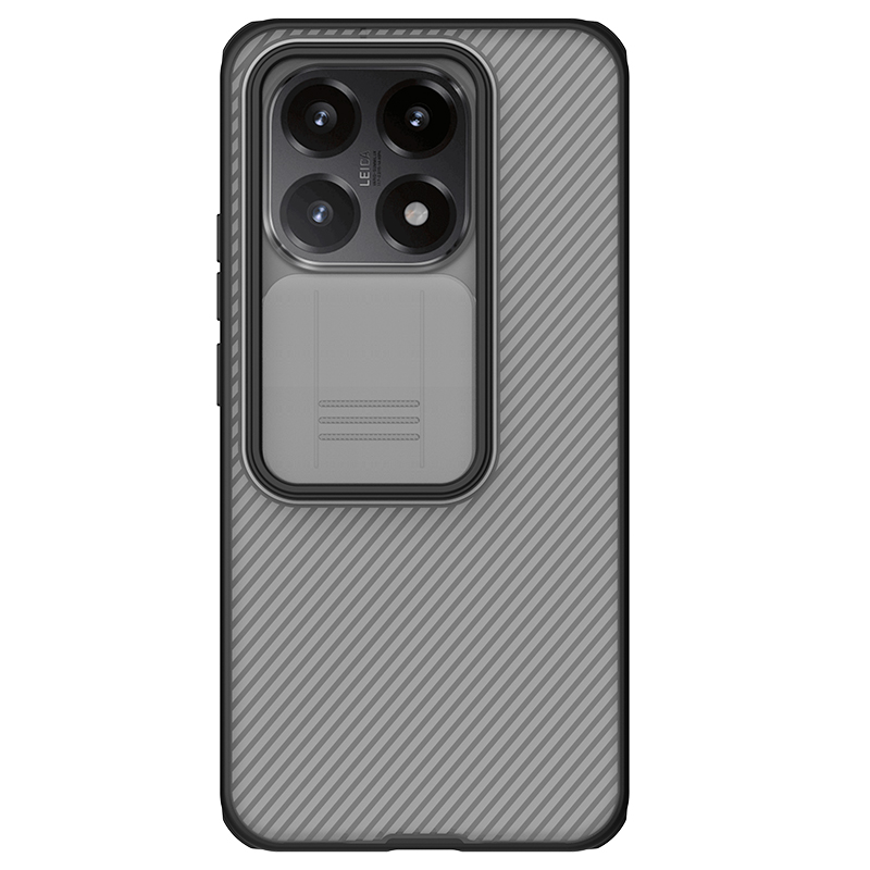 Xiaomi 15T твърд гръб със защита на камерата Nillkin прозрачно черен