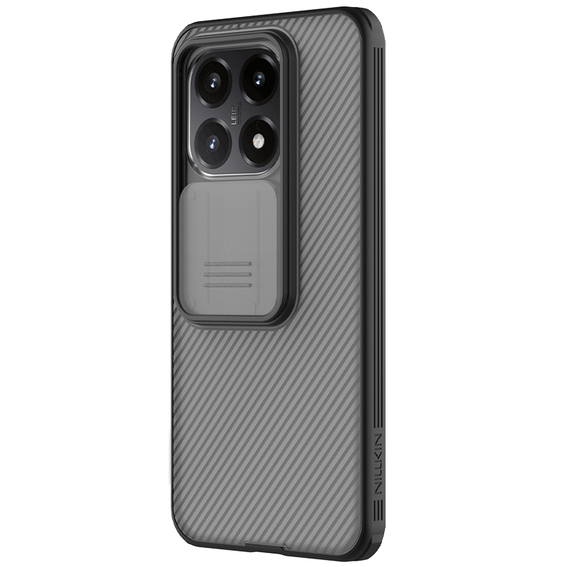 Xiaomi 15T твърд гръб със защита на камерата Nillkin прозрачно черен