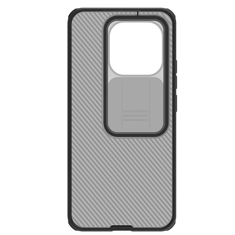 Xiaomi 15T твърд гръб със защита на камерата Nillkin прозрачно черен