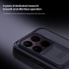 Xiaomi 15T Pro твърд гръб със защита на камерата Nillkin прозрачно черен