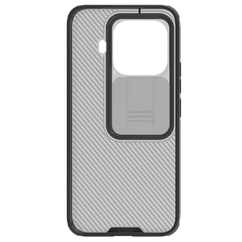 Xiaomi 15T Pro твърд гръб със защита на камерата Nillkin прозрачно черен