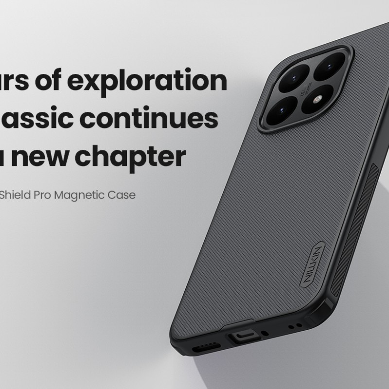 Xiaomi 15T магнитен калъф твърд гръб Nillkin черен