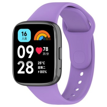 Redmi Watch 3 Active / Lite силиконова каишка лилава
