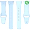 Redmi Watch 3 силиконова каишка светло синя