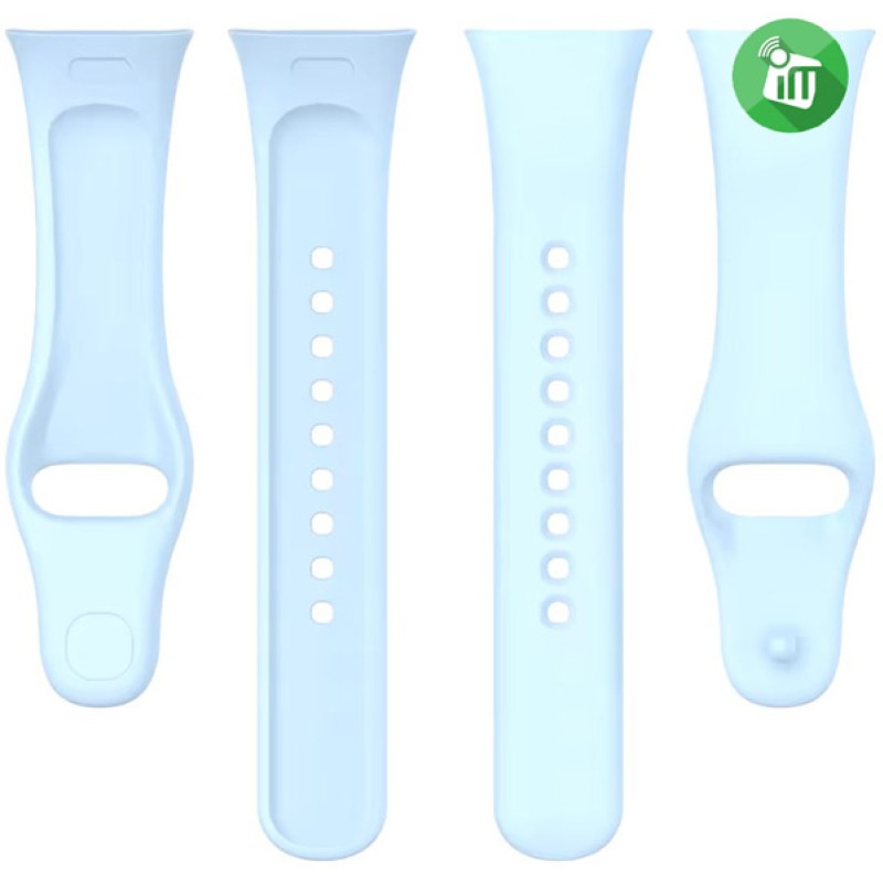 Redmi Watch 3 силиконова каишка светло синя