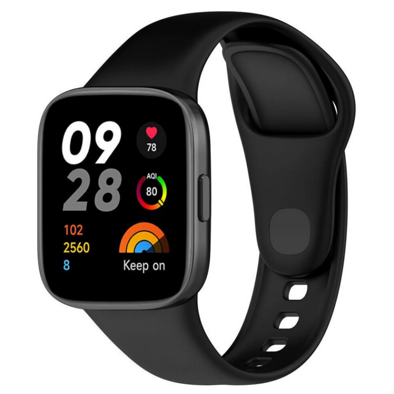 Redmi Watch 3 силиконова каишка черна Redmi Watch 3 силиконова каишка черна