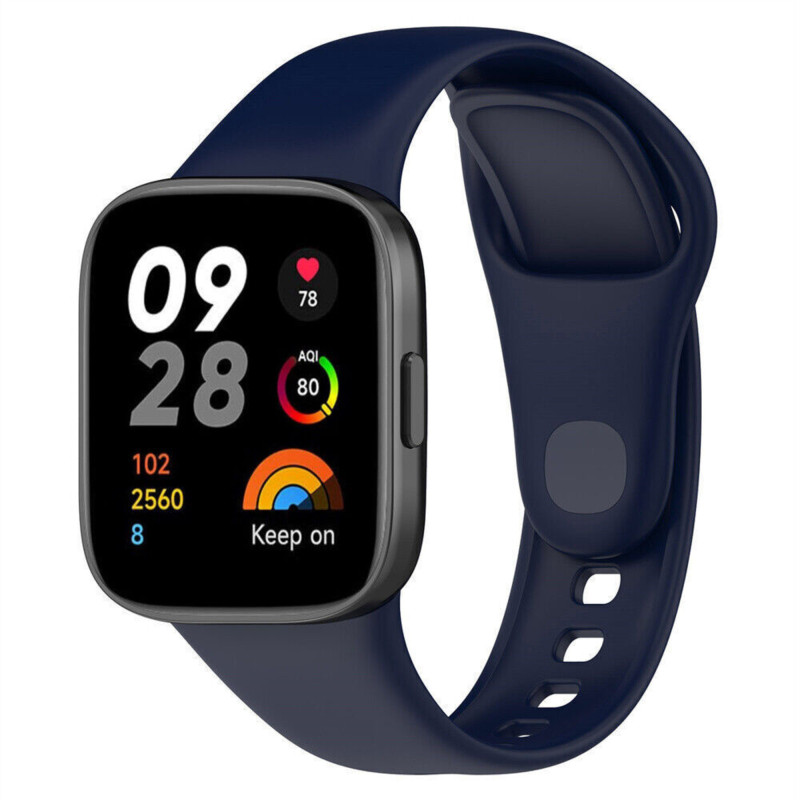 Redmi Watch 3 силиконова каишка тъмно синя Redmi Watch 3 силиконова каишка тъмно синя