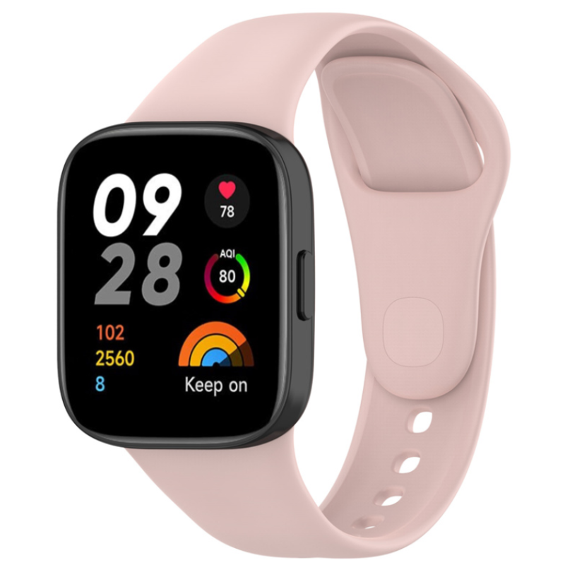 Redmi Watch 3 силиконова каишка розова Redmi Watch 3 силиконова каишка розова