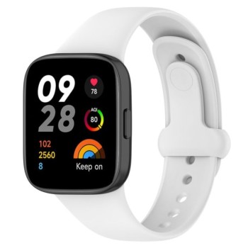 Redmi Watch 3 силиконова каишка бяла