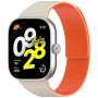 Xiaomi Smart Band 8/9 Pro / Redmi Watch 4/5/6 Силиконова каишка с магнитно закопчаване Starlight Orange