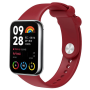 Xiaomi Smart Band 8/9 Pro / Redmi Watch 4/5/6 силиконова каишка винено червена