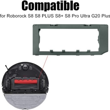 Kапак на основната четка за Roborock S8/ Q8 Max/ Q5 Pro черен