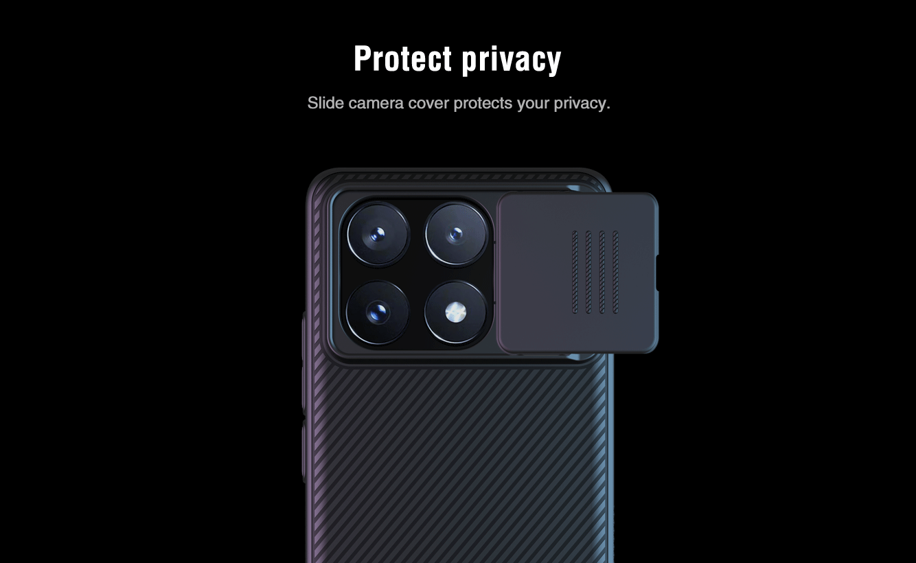 POCO X6 Pro 5G твърд гръб със защита на камерата Nillkin син POCO X6 Pro 5G твърд гръб със защита на камерата Nillkin син